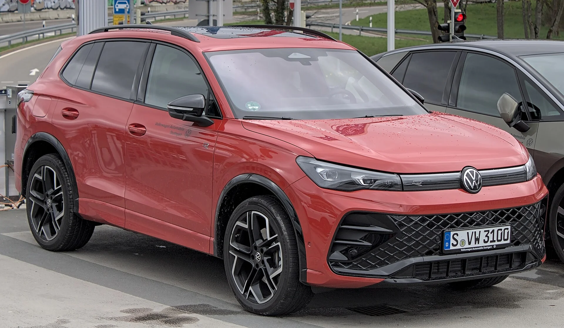 A Volkswagen Tiguan, the compact SUV this 2026 dash cam guide covers.