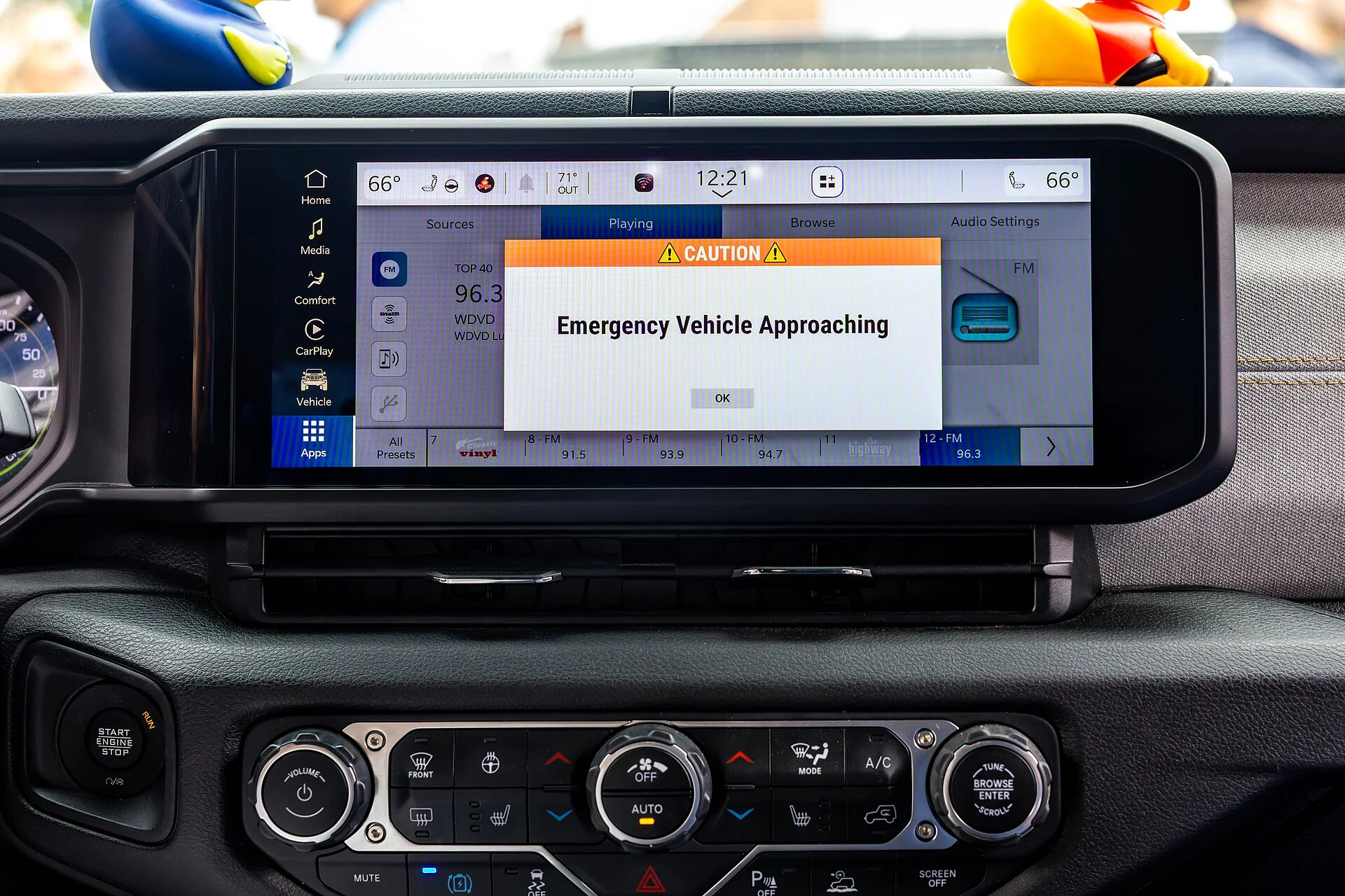 Connected-car driver-assistance technology, the kind of ADAS features this guide covers.