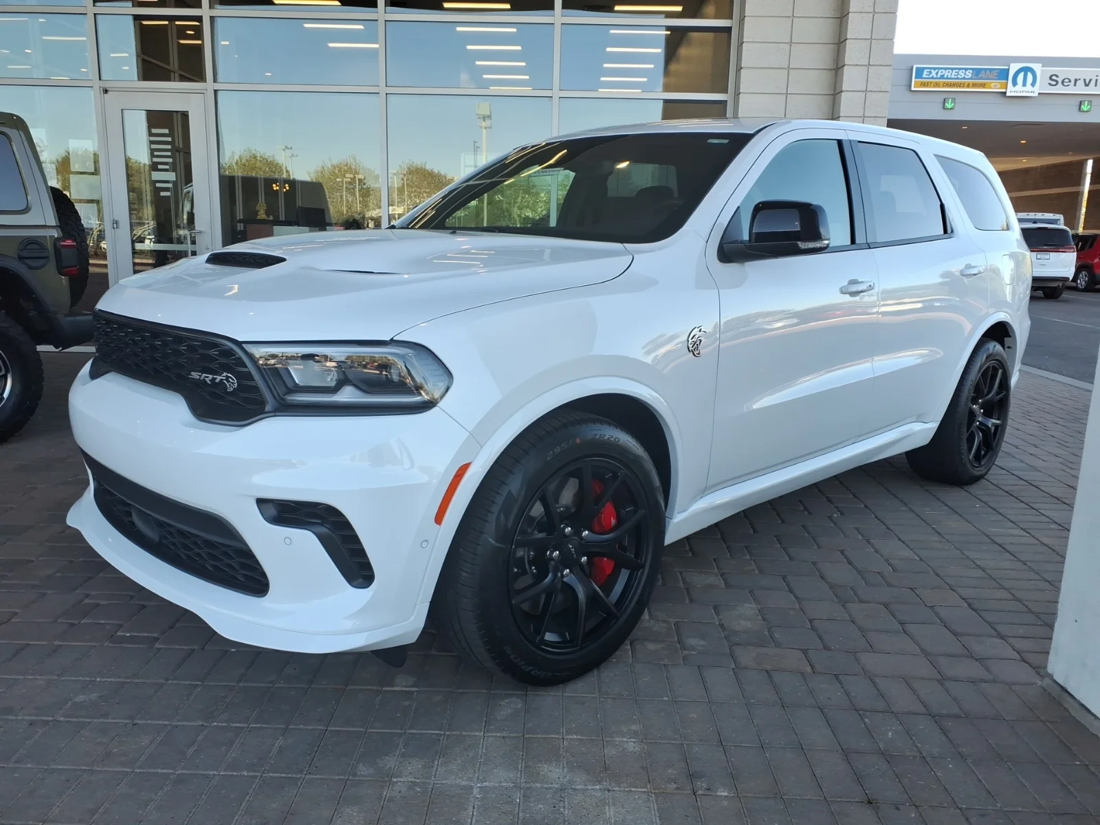 Dodge Durango SRT Hellcat — a Durango SRT Hellcat Jailbreak at a dealership