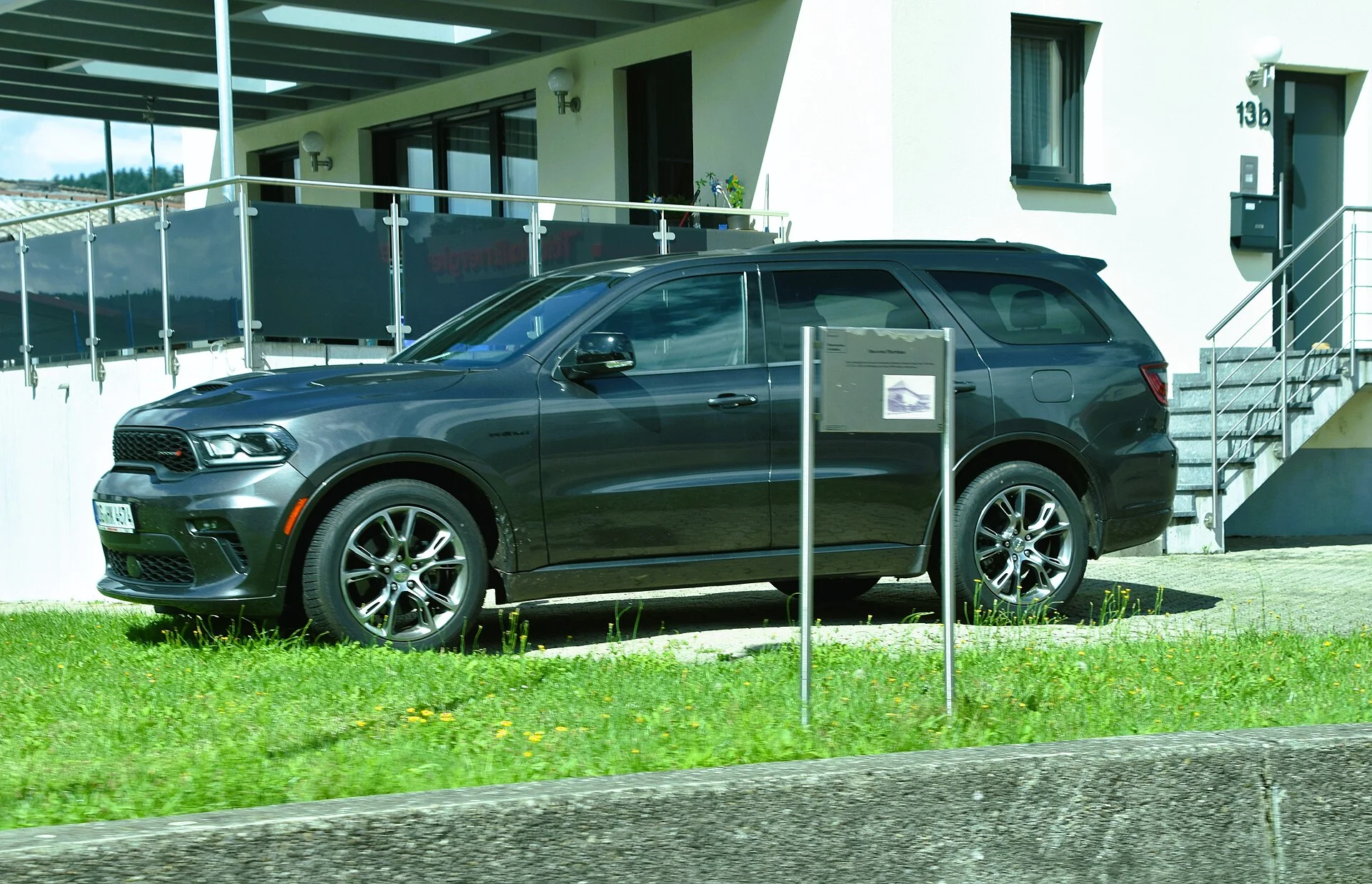 Dodge Durango R/T — a 2022 Durango, rear three-quarter view