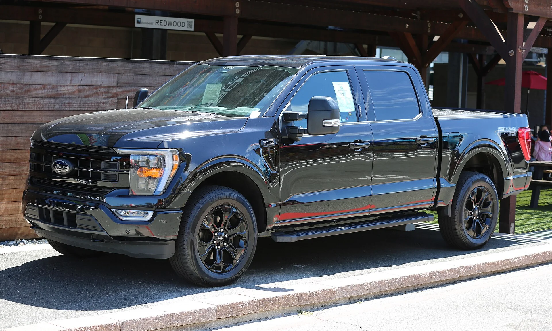 Ford F-150 XLT — a 2022 F-150 crew cab on the street