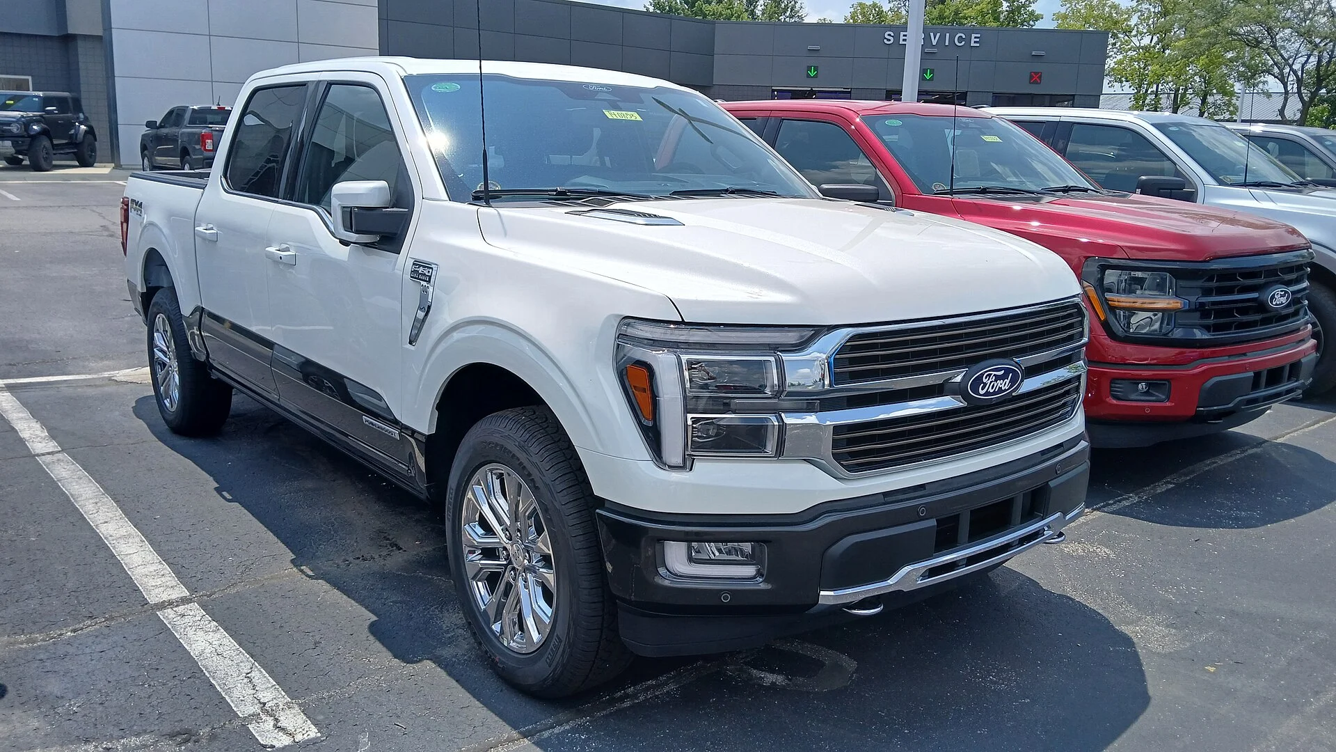 Ford F-150 King Ranch — a 2024 F-150, front view