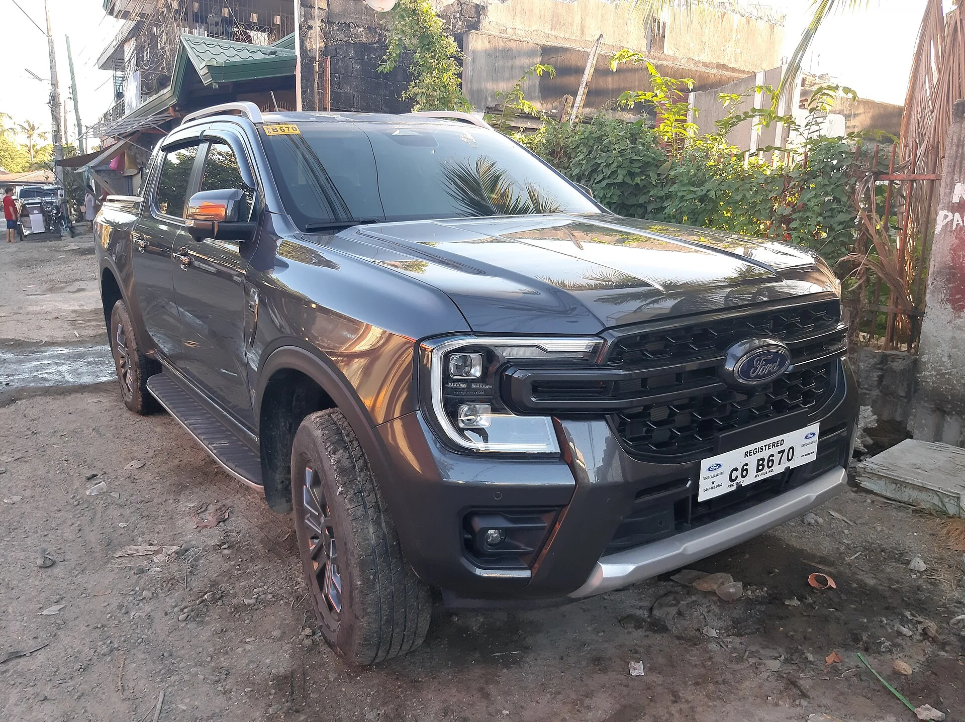 Ford Ranger Wildtrak — a 2024 Ranger on a dirt surface