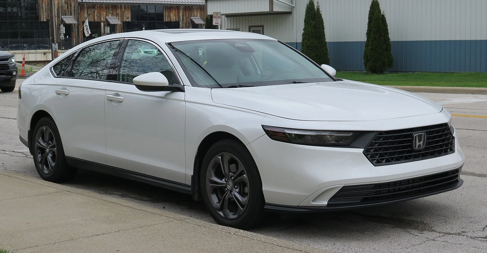 A current-generation Honda Accord sedan, the car this camping setup guide is built around.