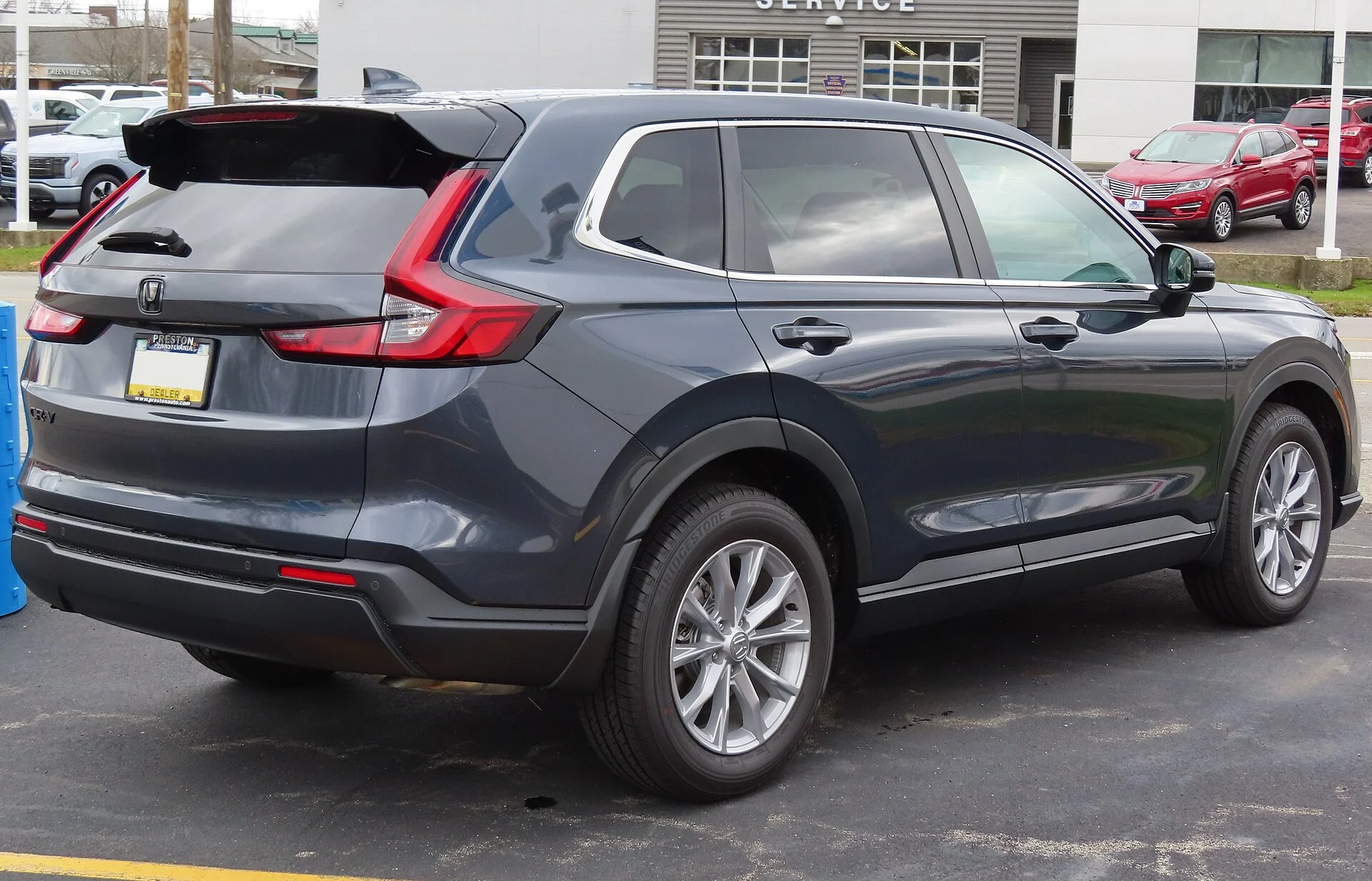 2023 Honda CR-V EX-L AWD, rear right, 11-13-2022