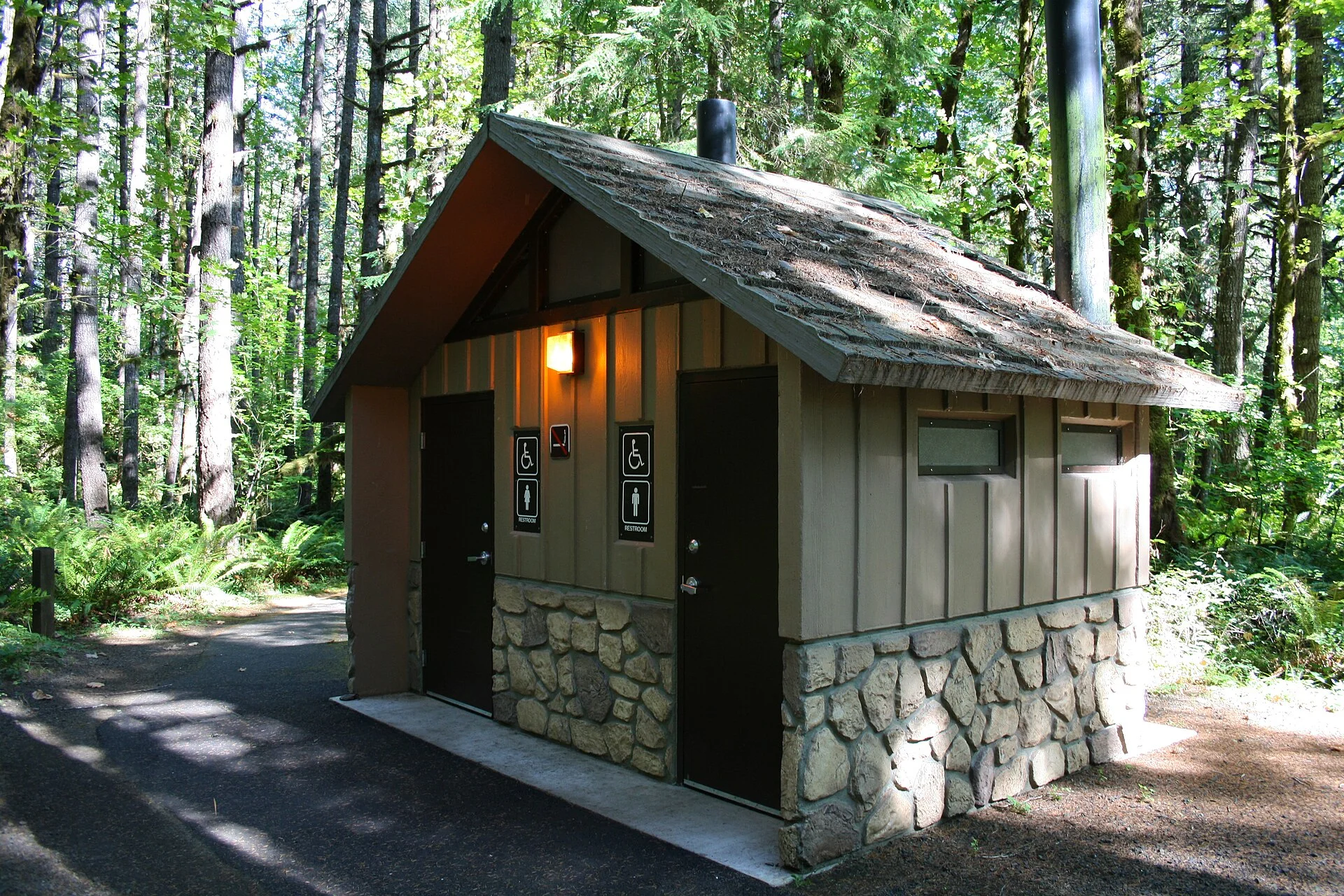 A developed campground — a reliable place to refill water while car camping