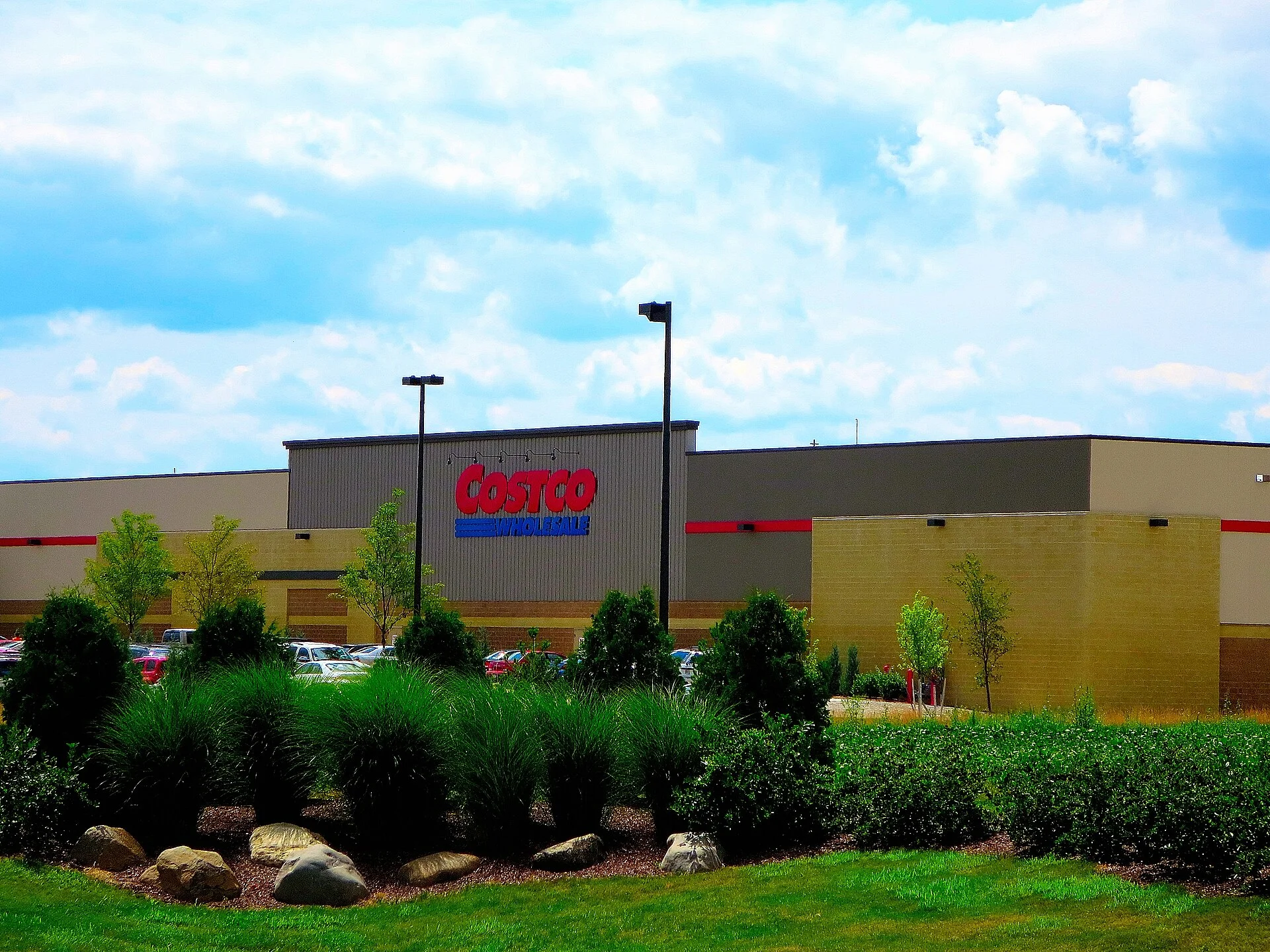 A Costco Wholesale store where sleeping in your car overnight depends on the manager
