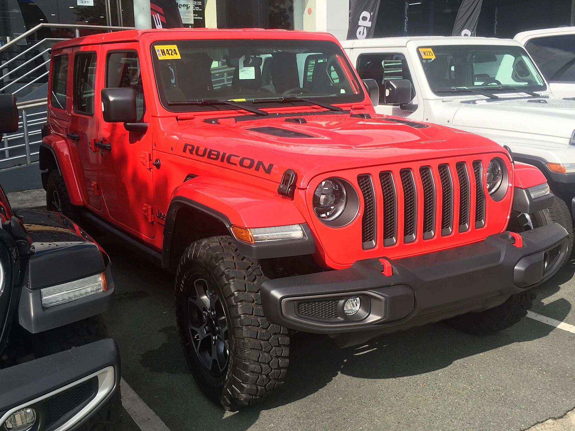 Jeep Wrangler Rubicon Unlimited — a 2023 Wrangler with off-road tires