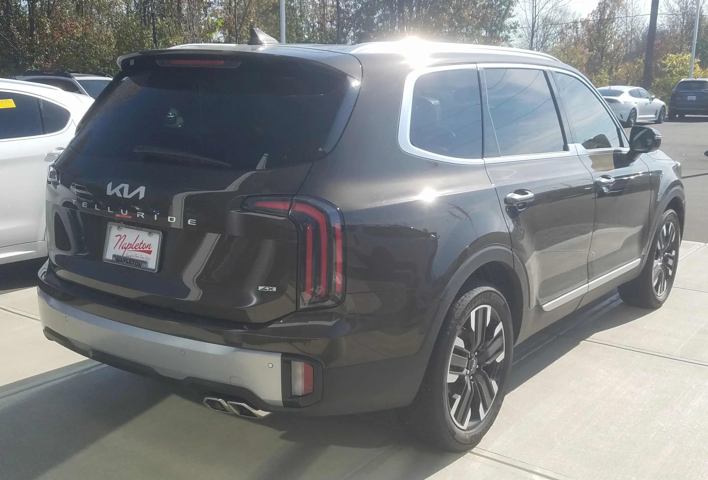 2023 Kia Telluride rear end (cropped)
