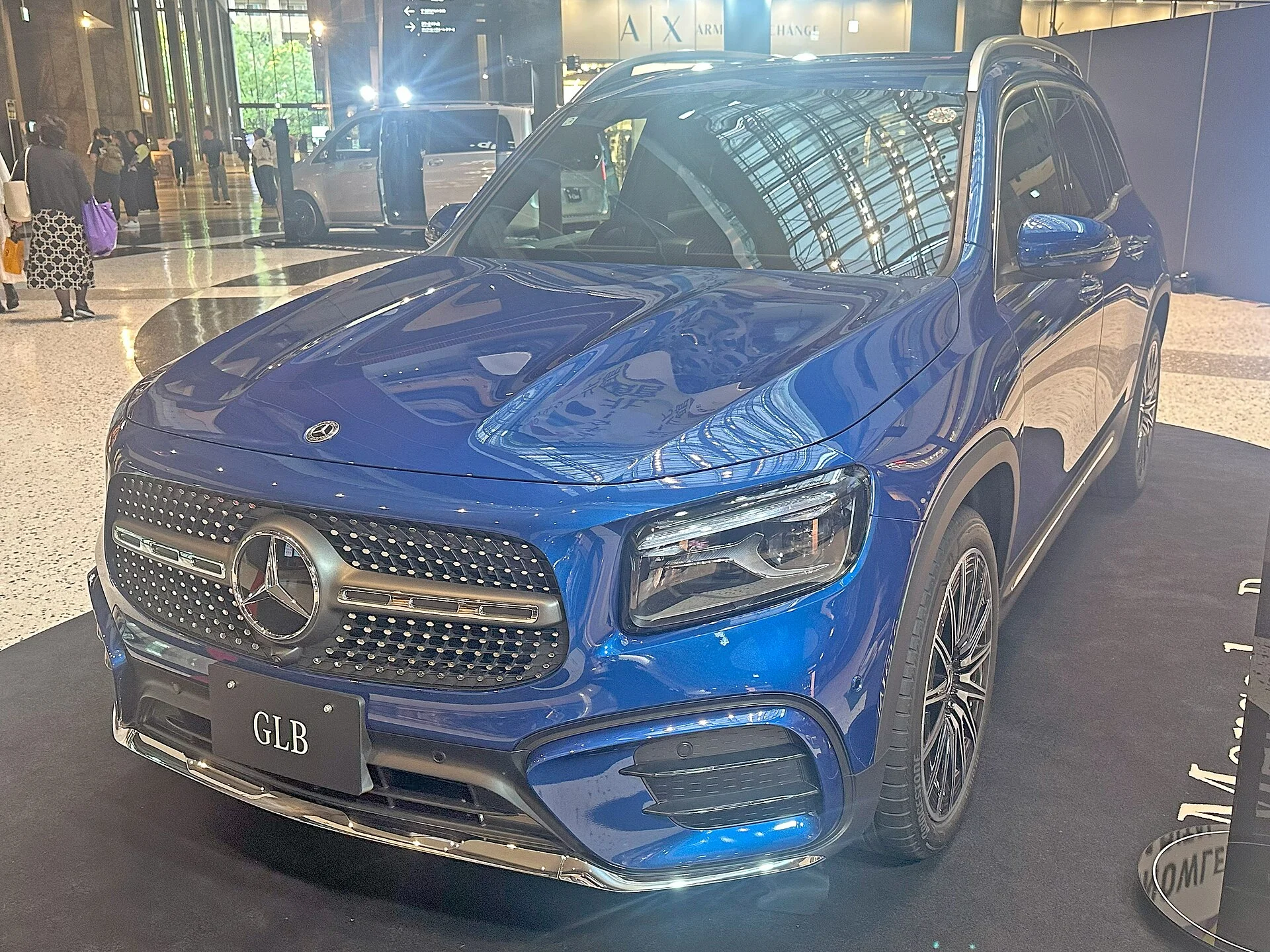 A Mercedes GLB (X247) compact SUV, the vehicle this car camping guide is written for.