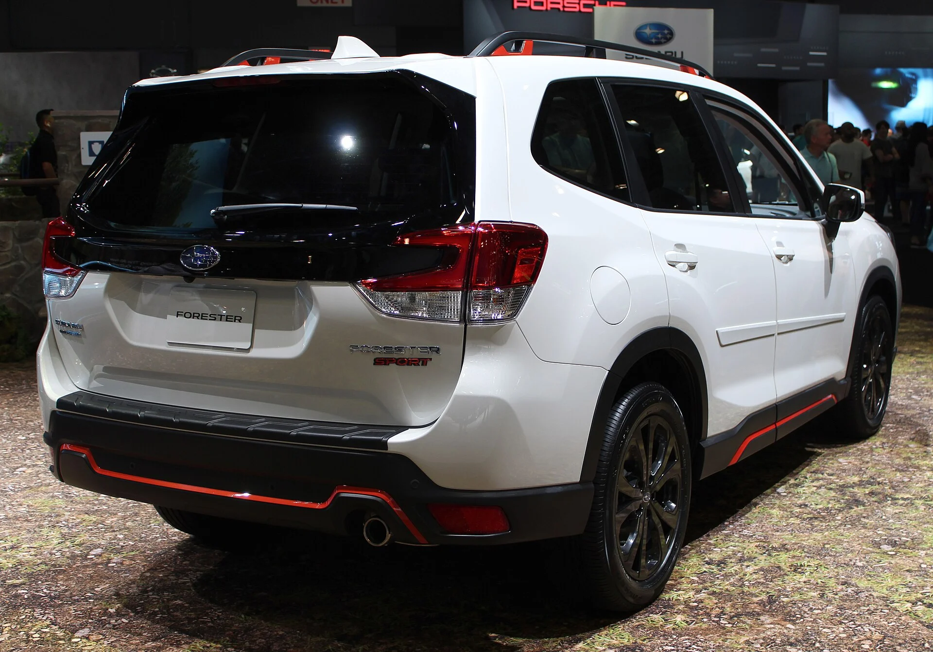 A Subaru Forester Sport (rear view), the AWD wagon this Subaru Forester sleeping-dimensions guide is written for.