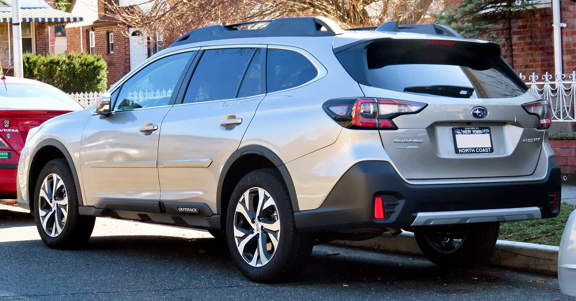 Subaru Outback — a 2020 Outback, rear view