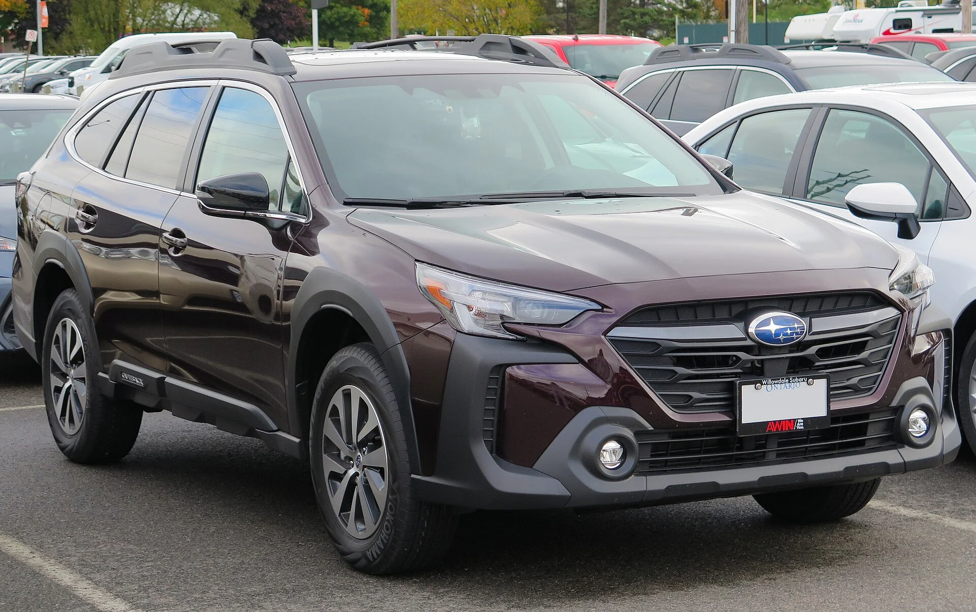 Subaru Outback Touring — a 2023 Outback facelift, front view