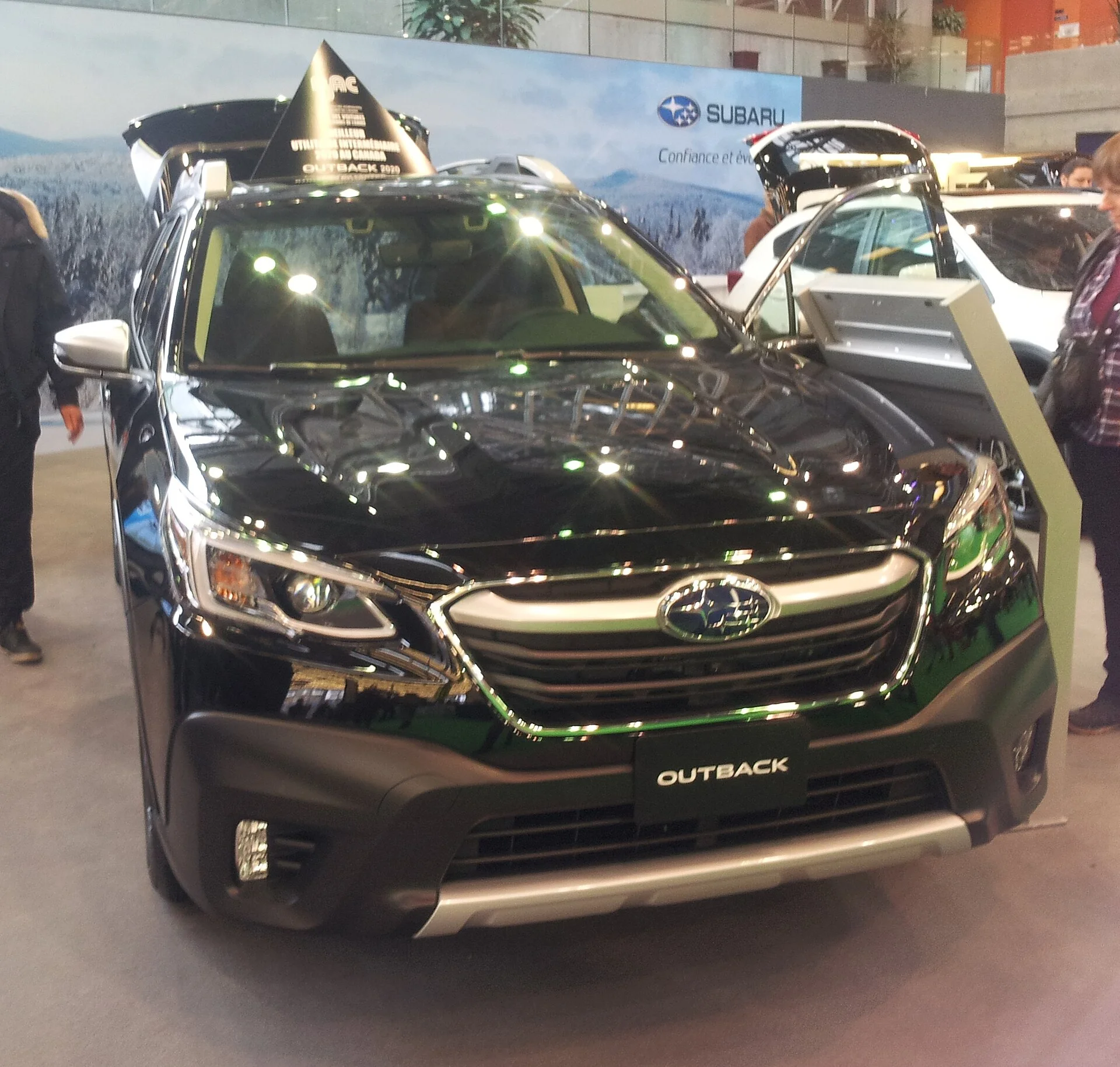 Subaru Outback — a 2020 Outback at an auto show