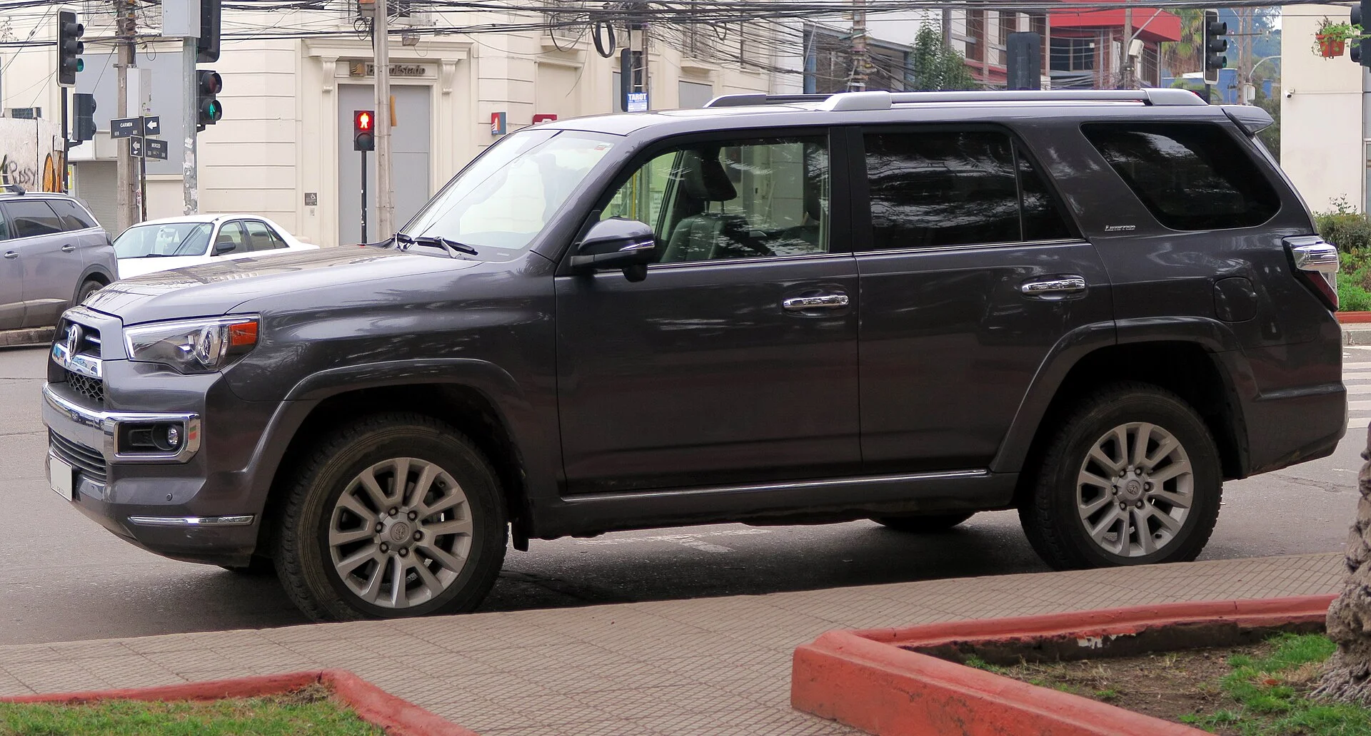 Toyota 4Runner — a current 4Runner with roof rails for mounting an awning