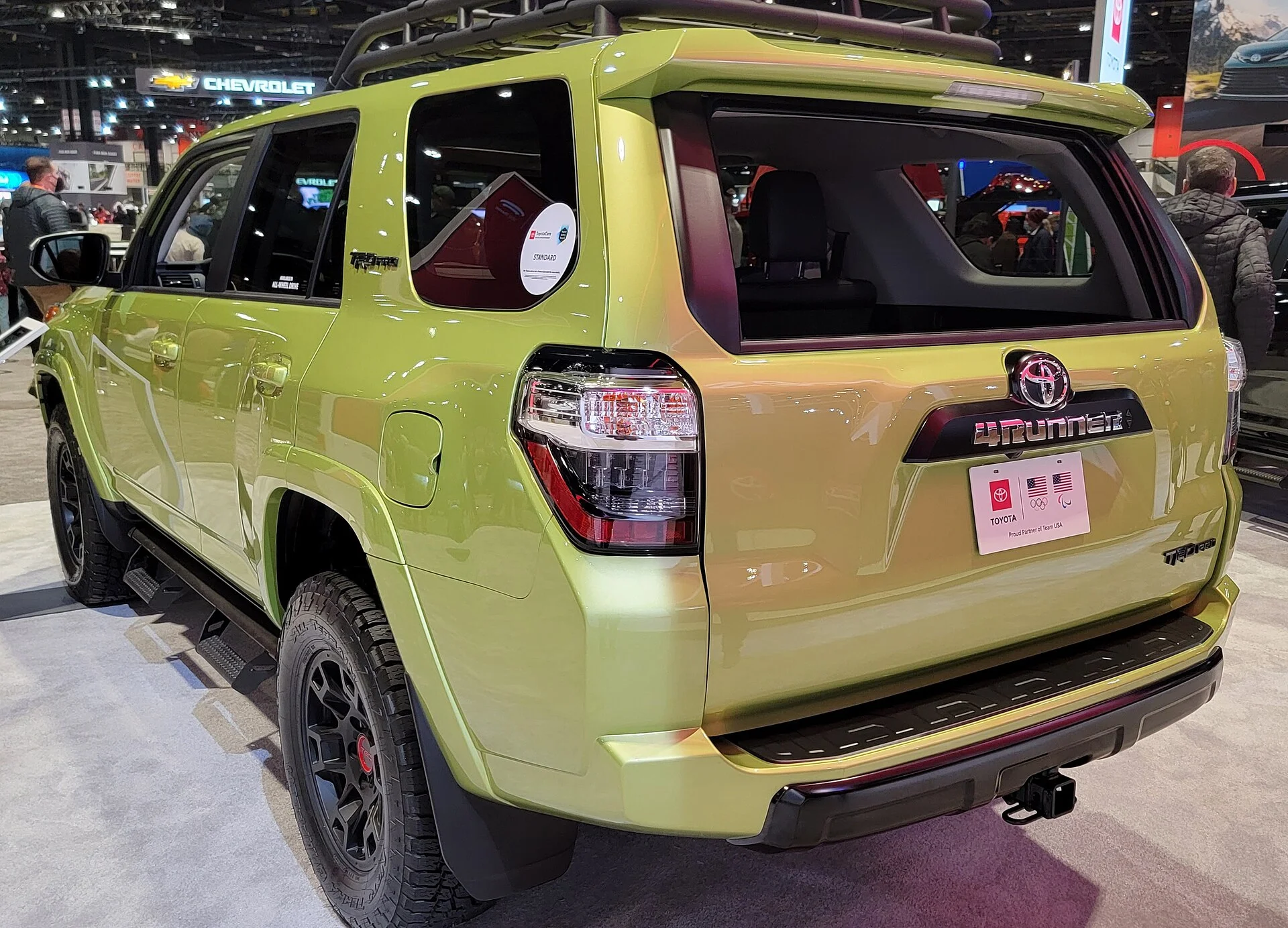 Toyota 4Runner TRD Pro — a 2022 4Runner, rear view with the liftgate area