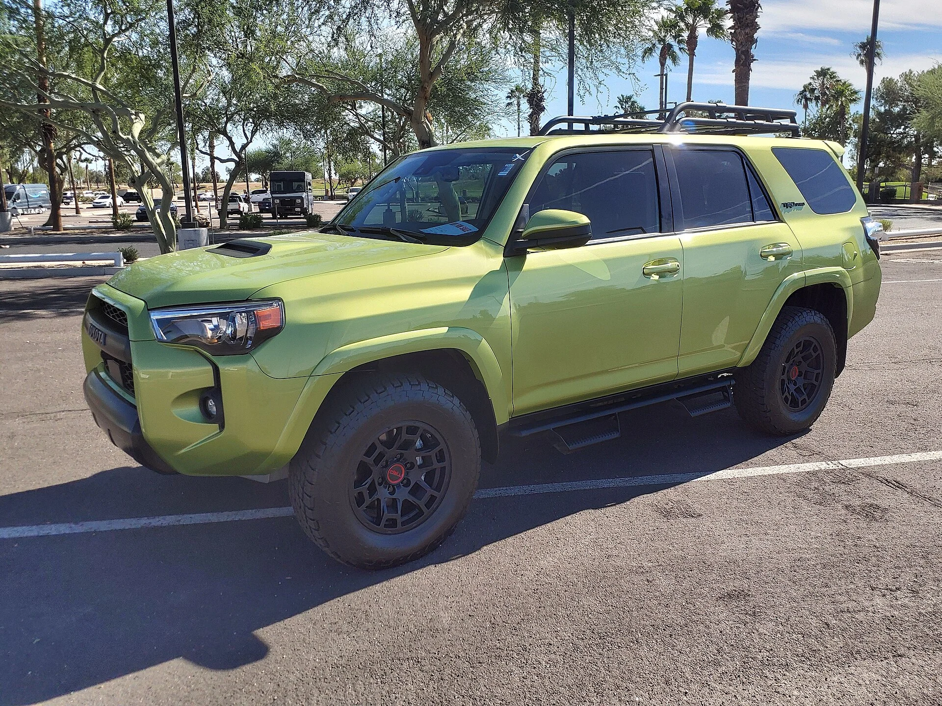 Toyota 4Runner TRD Pro — a current 4Runner, the towing vehicle
