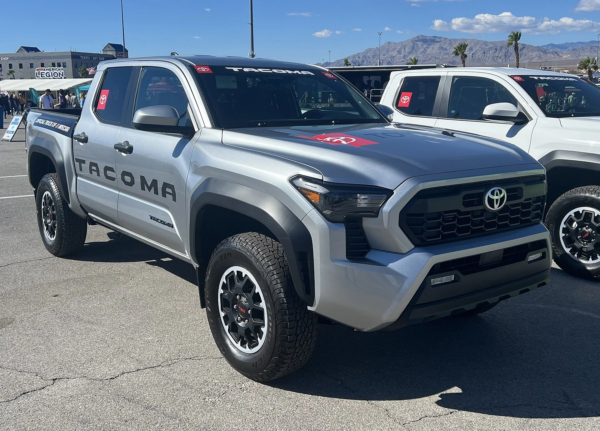 Toyota Tacoma — a 2024 Tacoma TRD at an outdoor event