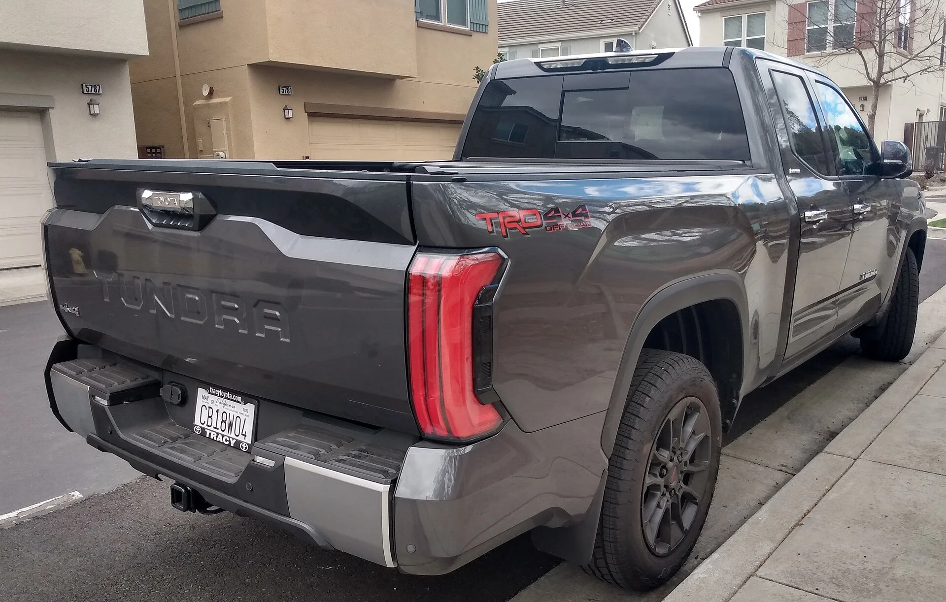 Toyota Tundra — a current Tundra showing its truck bed and tailgate