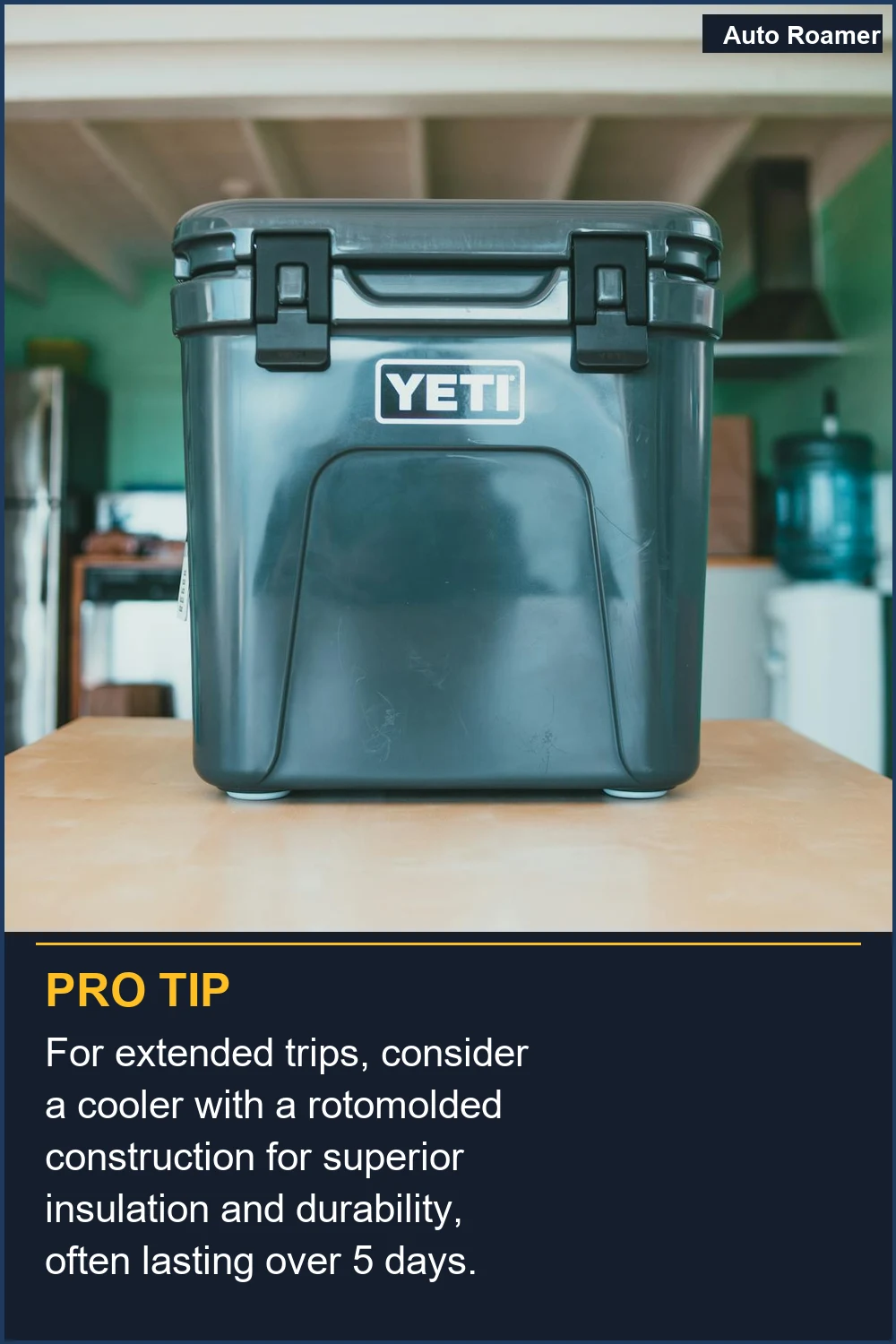 For extended trips, consider a cooler with a rotomolded construction for superior insulation and durability, often lasting over 5 days.