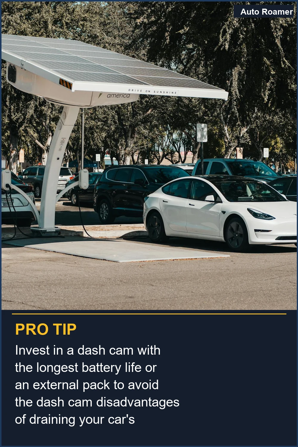 Invest in a dash cam with the longest battery life or an external pack to avoid the dash cam disadvantages of draining your car's battery.