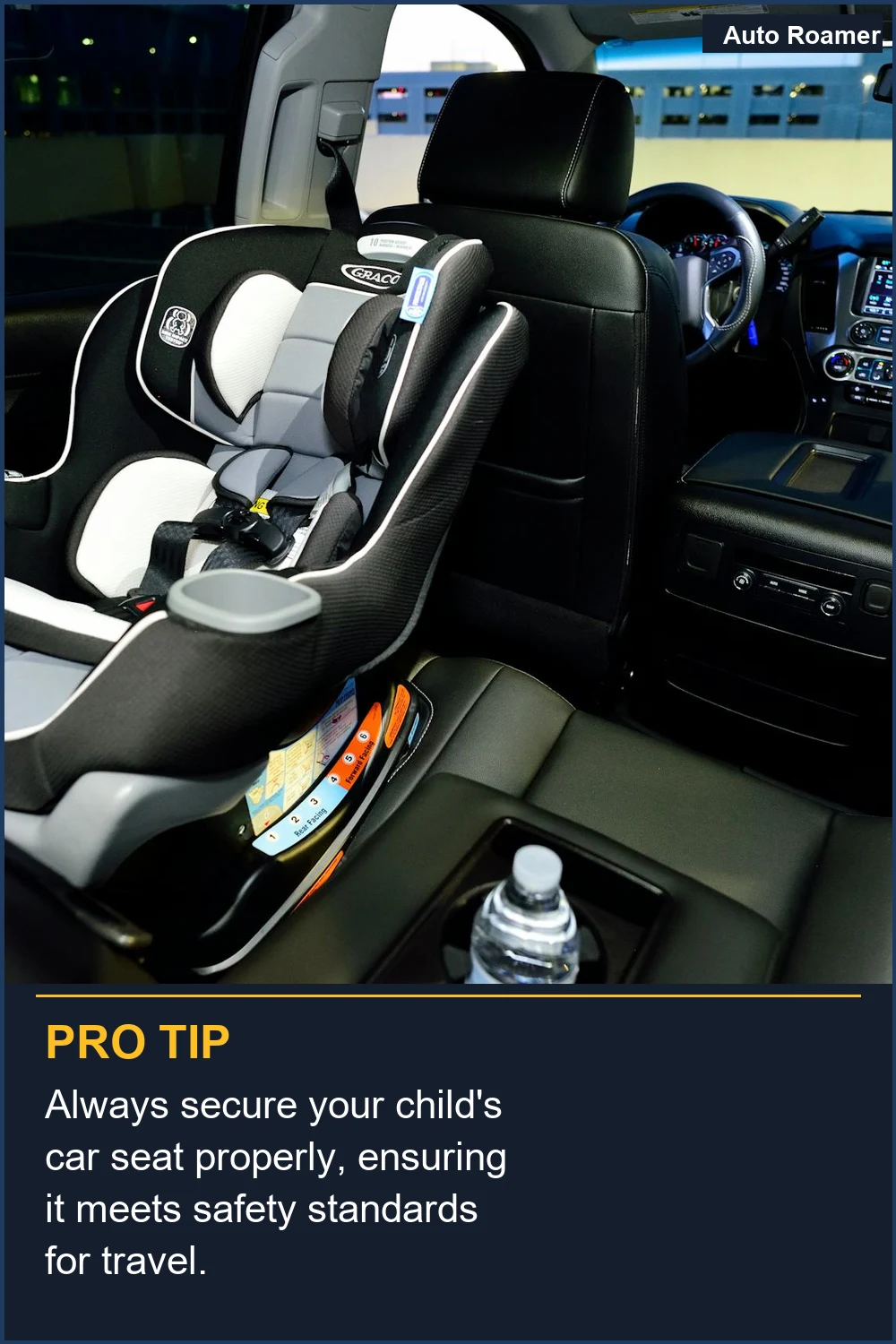 Asegura siempre correctamente la silla de auto de tu hijo, asegurándote de que cumpla con los estándares de seguridad para viajar.