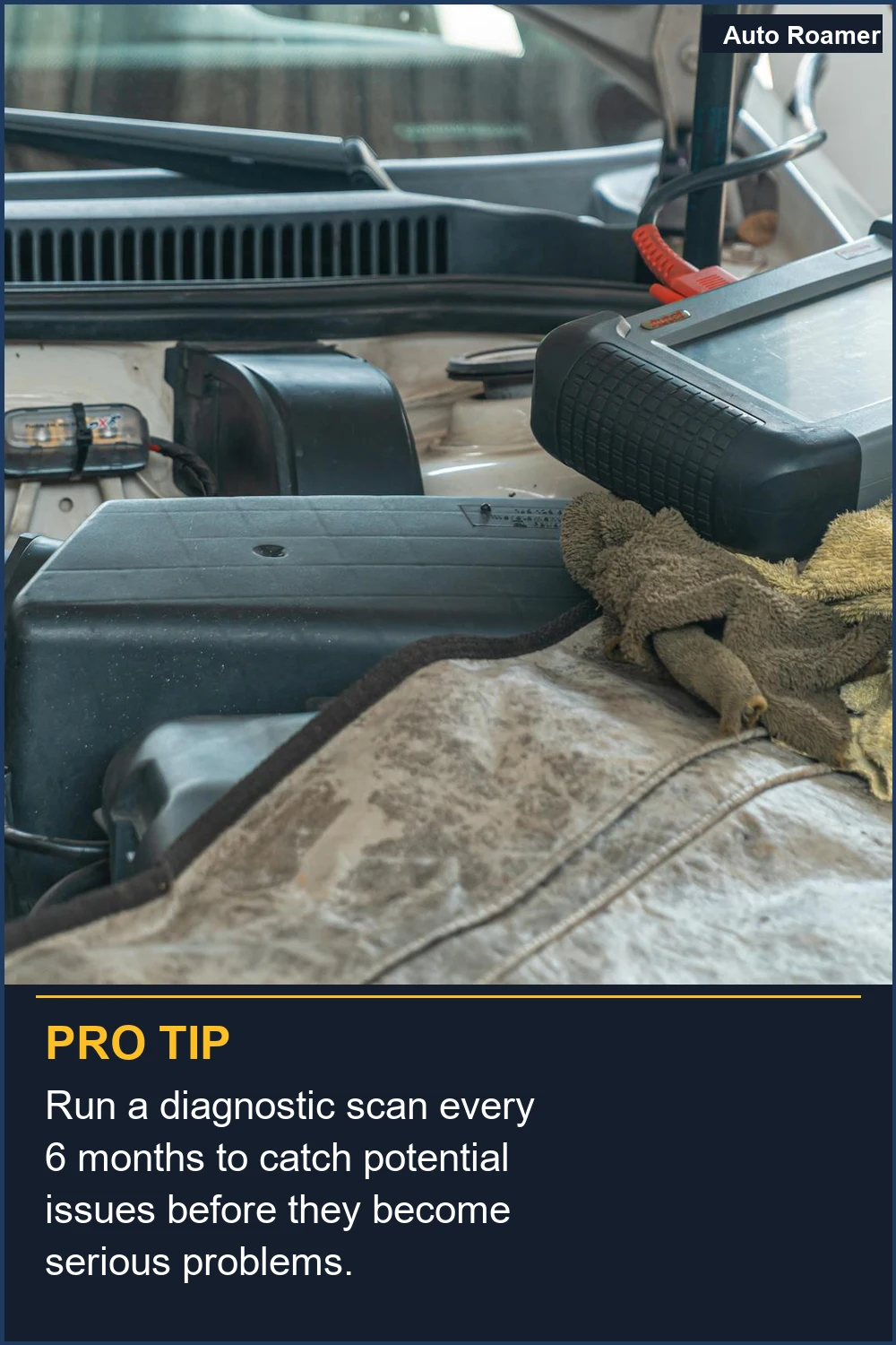 Realiza un escaneo de diagnóstico cada 6 meses para detectar posibles problemas antes de que se conviertan en problemas graves.