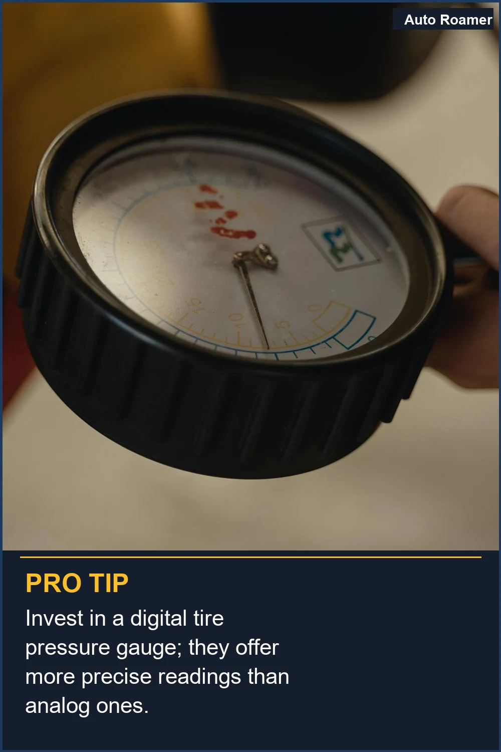Invest in a digital tire pressure gauge; they offer more precise readings than analog ones.