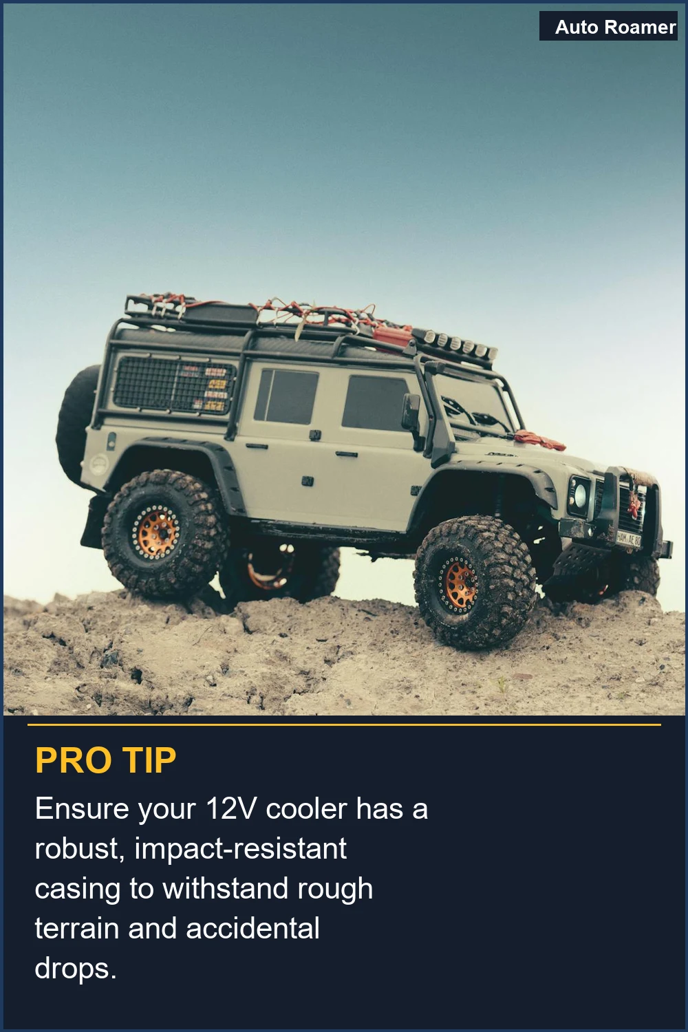 Ensure your 12V cooler has a robust, impact-resistant casing to withstand rough terrain and accidental drops.