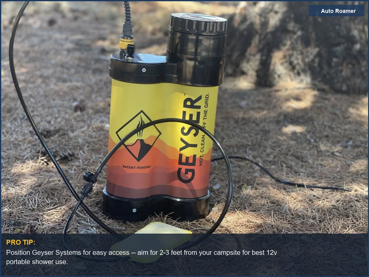 Geyser Systems Portable Shower with Heater