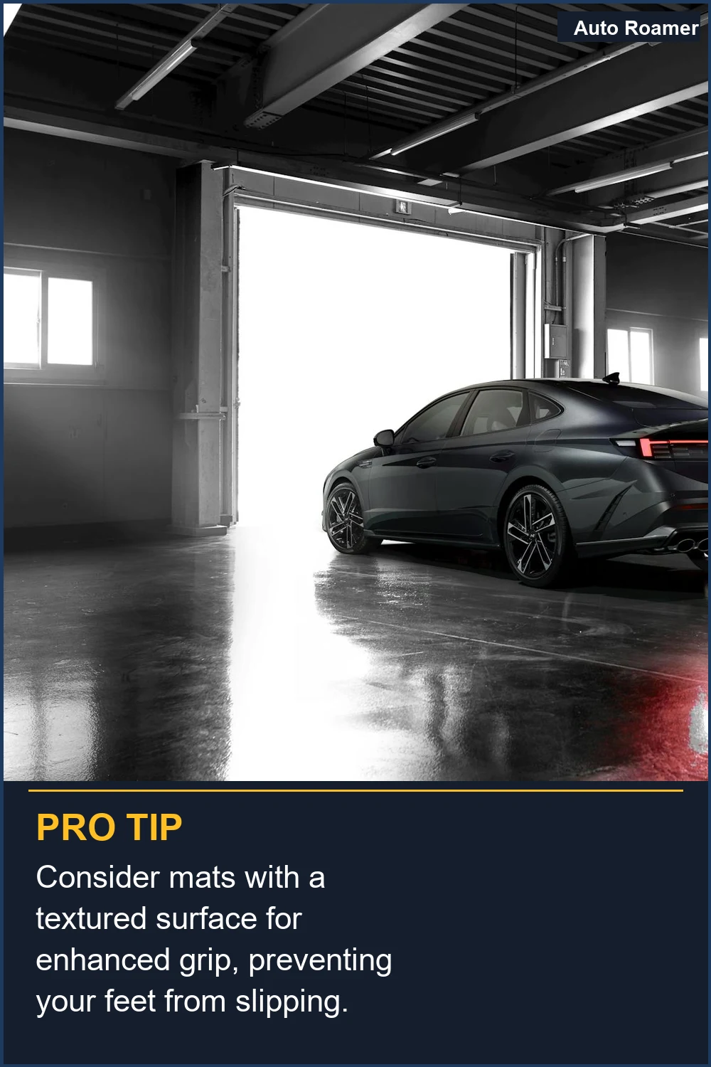 Consider mats with a textured surface for enhanced grip, preventing your feet from slipping.