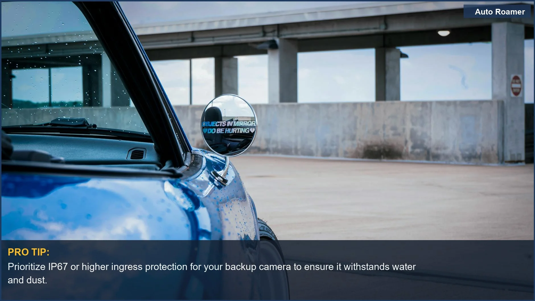 Best Auto Vox backup camera system features rain-resistant design for clear visibility, even in wet conditions.