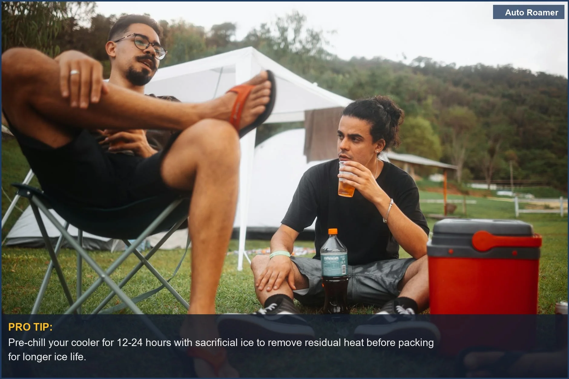 Pre-enfría tu nevera para un rendimiento óptimo, un consejo clave para la mejor retención de hielo en neveras para acampar en coche.