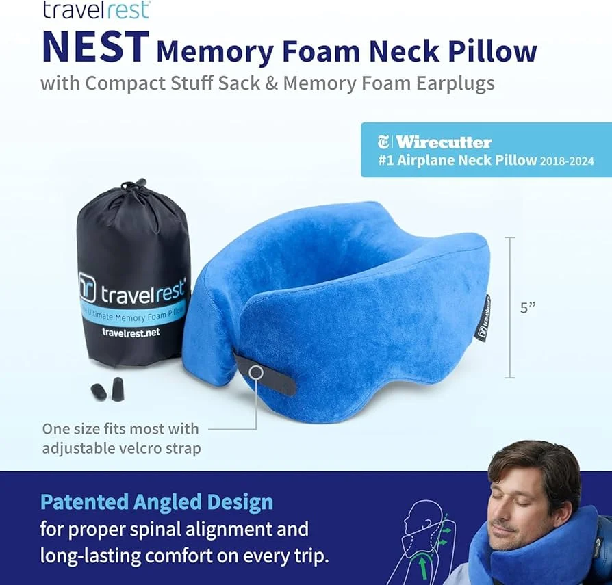 Travelrest Nest Ultimate Memory Foam Travel Pillow