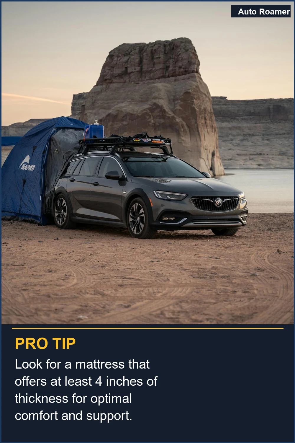 Look for a mattress that offers at least 4 inches of thickness for optimal comfort and support.