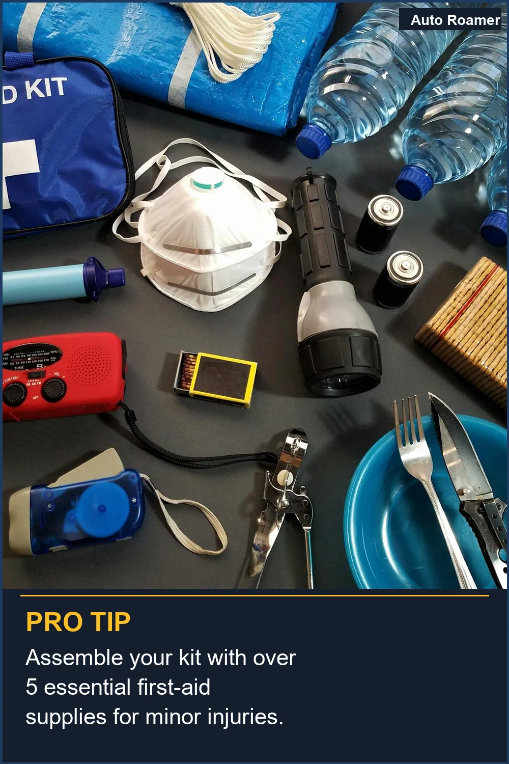 Assemble your kit with over 5 essential first-aid supplies for minor injuries.