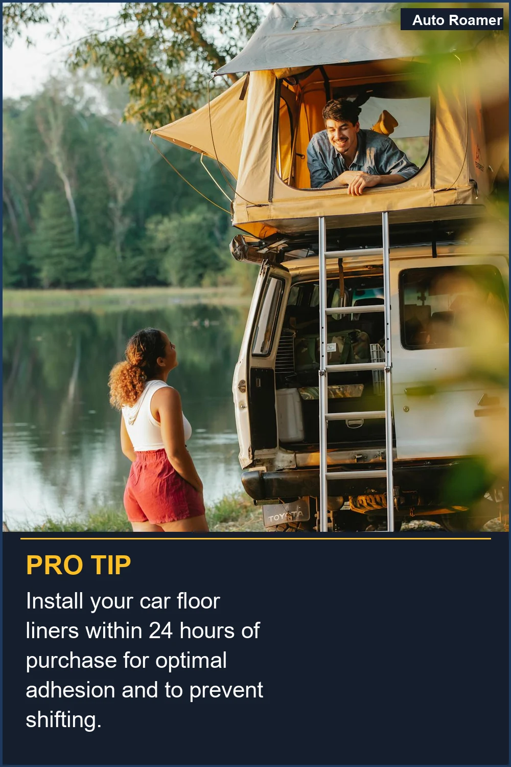 Install your car floor liners within 24 hours of purchase for optimal adhesion and to prevent shifting.