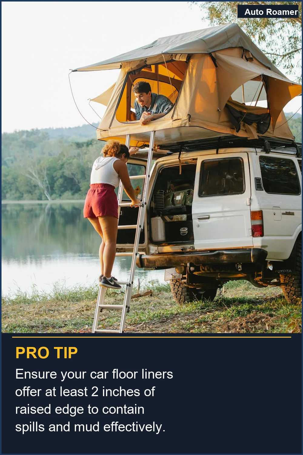 Ensure your car floor liners offer at least 2 inches of raised edge to contain spills and mud effectively.