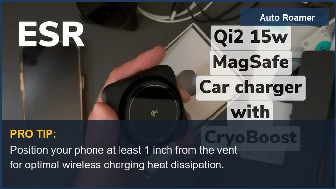 ESR Qi2 Wireless Car Charger with CryoBoost