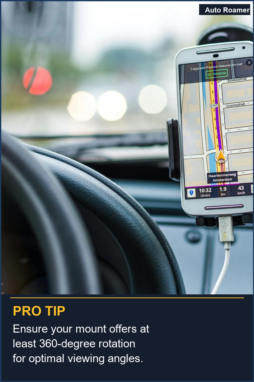 Ensure your mount offers at least 360-degree rotation for optimal viewing angles.