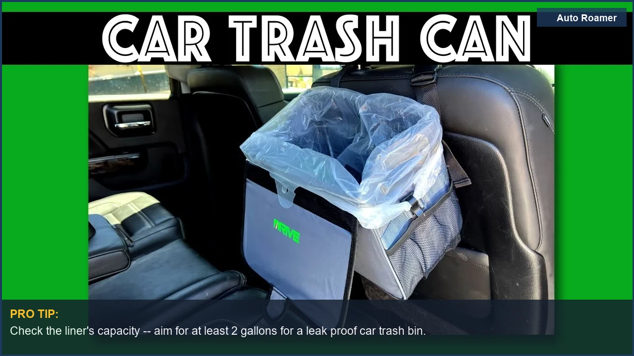 Drive Auto Car Trash Can/Cooler Combo