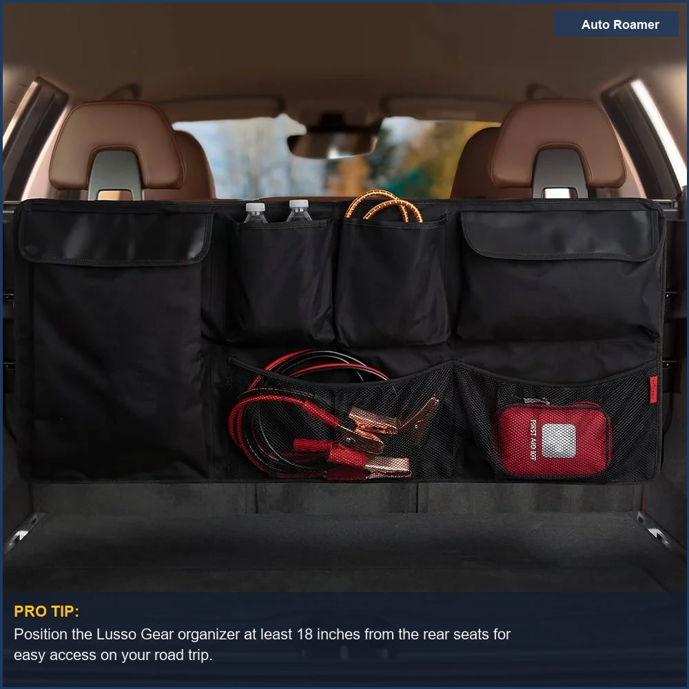 Lusso Gear Hanging Car Trunk Organizer