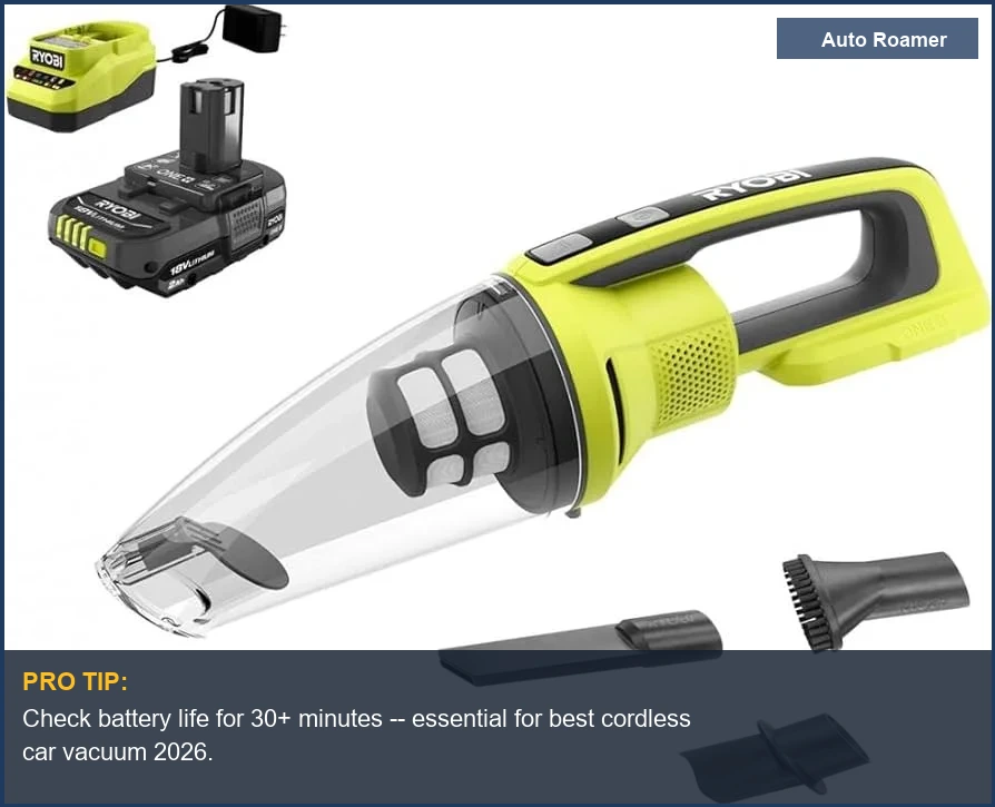 Ryobi 18V One+ Performance Hand Vacuum Kit