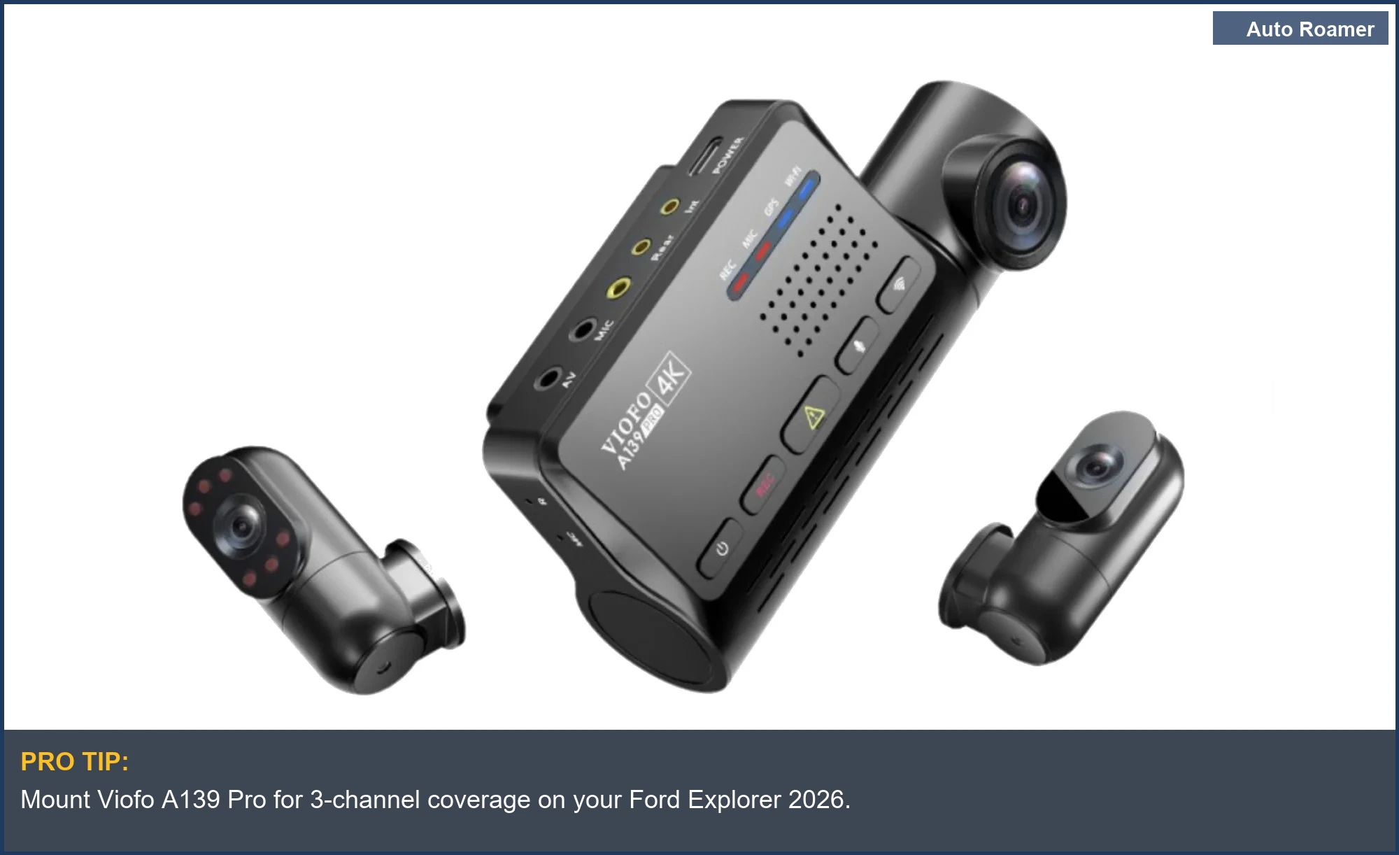 Viofo A139 Pro 3-channel