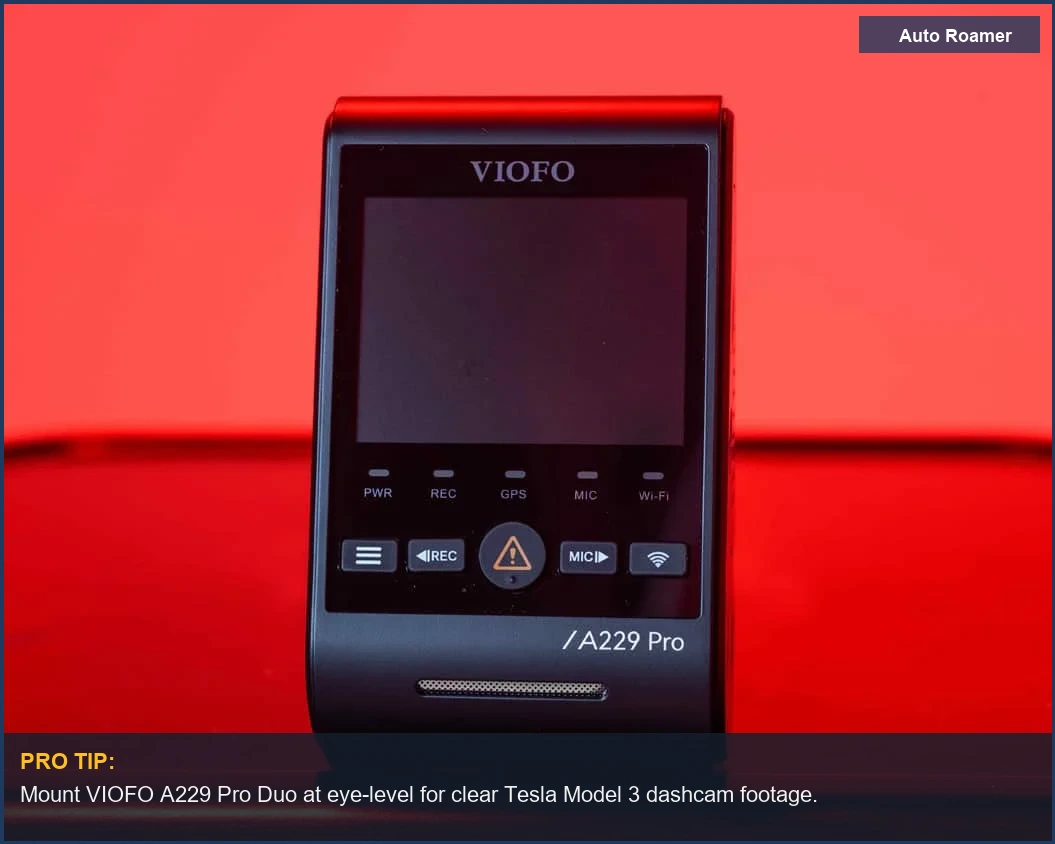 Best Overall for Robustness: VIOFO A229 Pro Duo