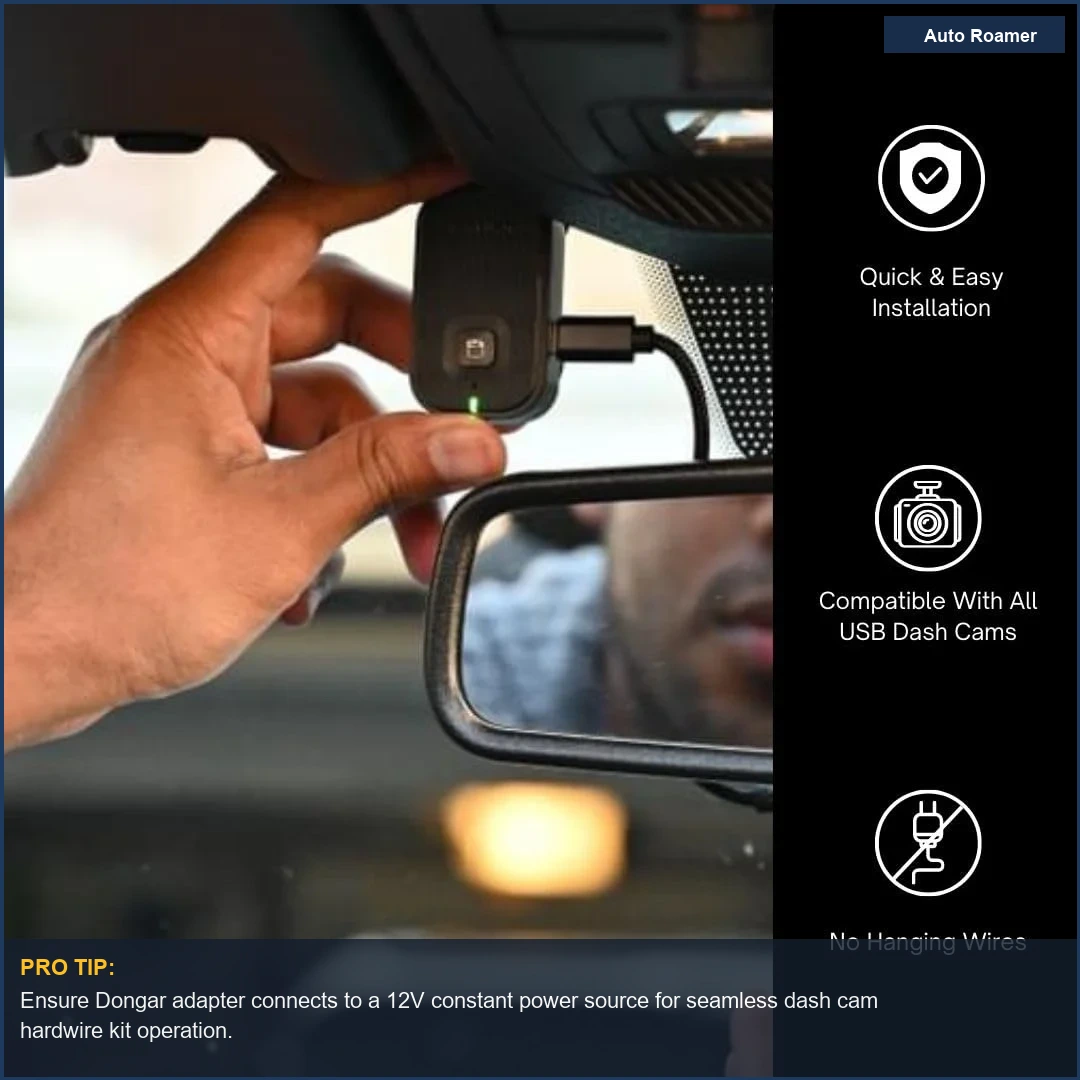 Dongar Dash Cam Power Adapter
