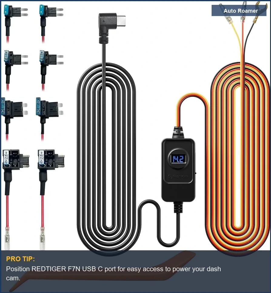 REDTIGER F7N Hardwire Kit USB C Port