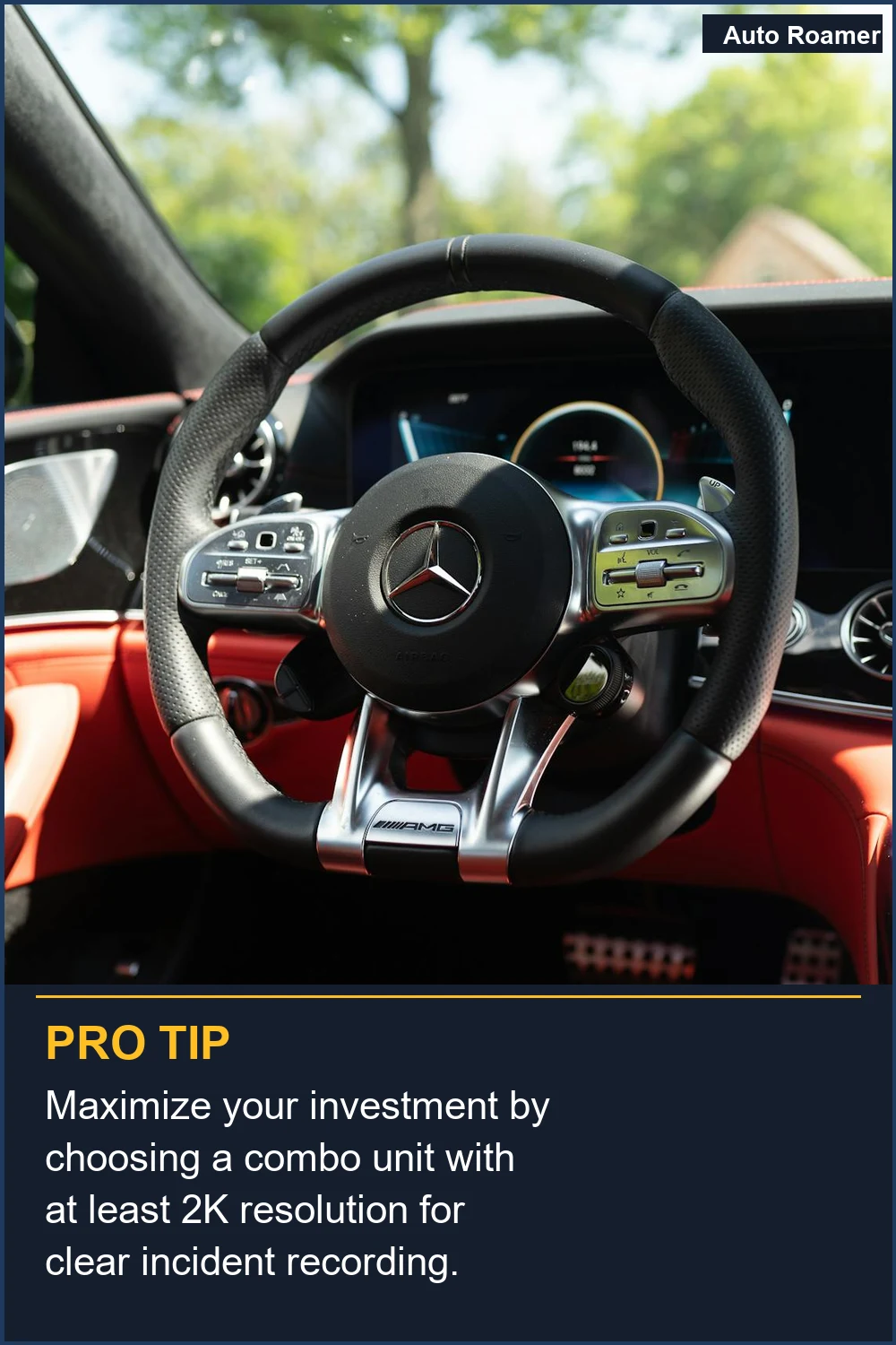 Maximize your investment by choosing a combo unit with at least 2K resolution for clear incident recording.