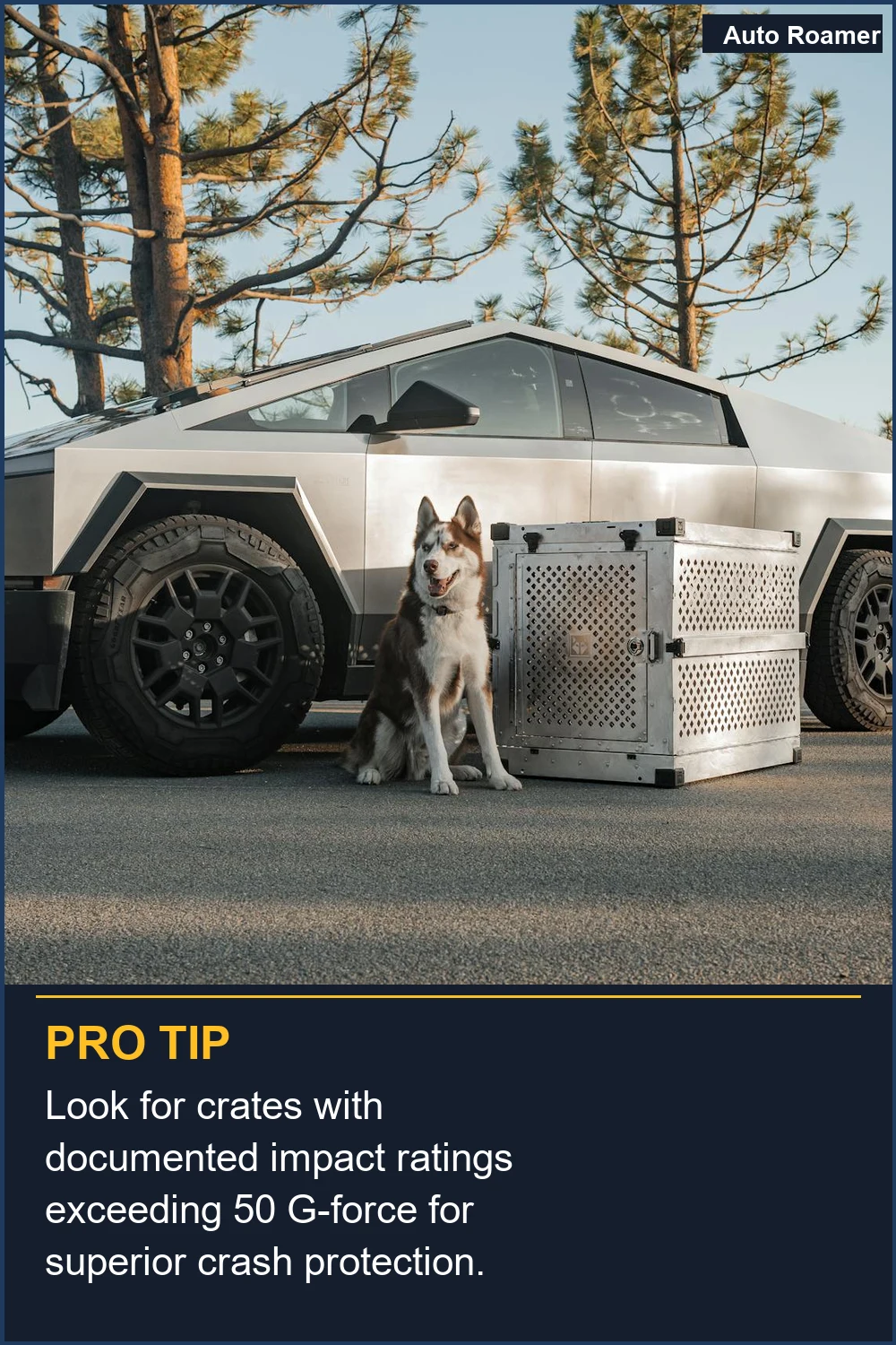 Look for crates with documented impact ratings exceeding 50 G-force for superior crash protection.