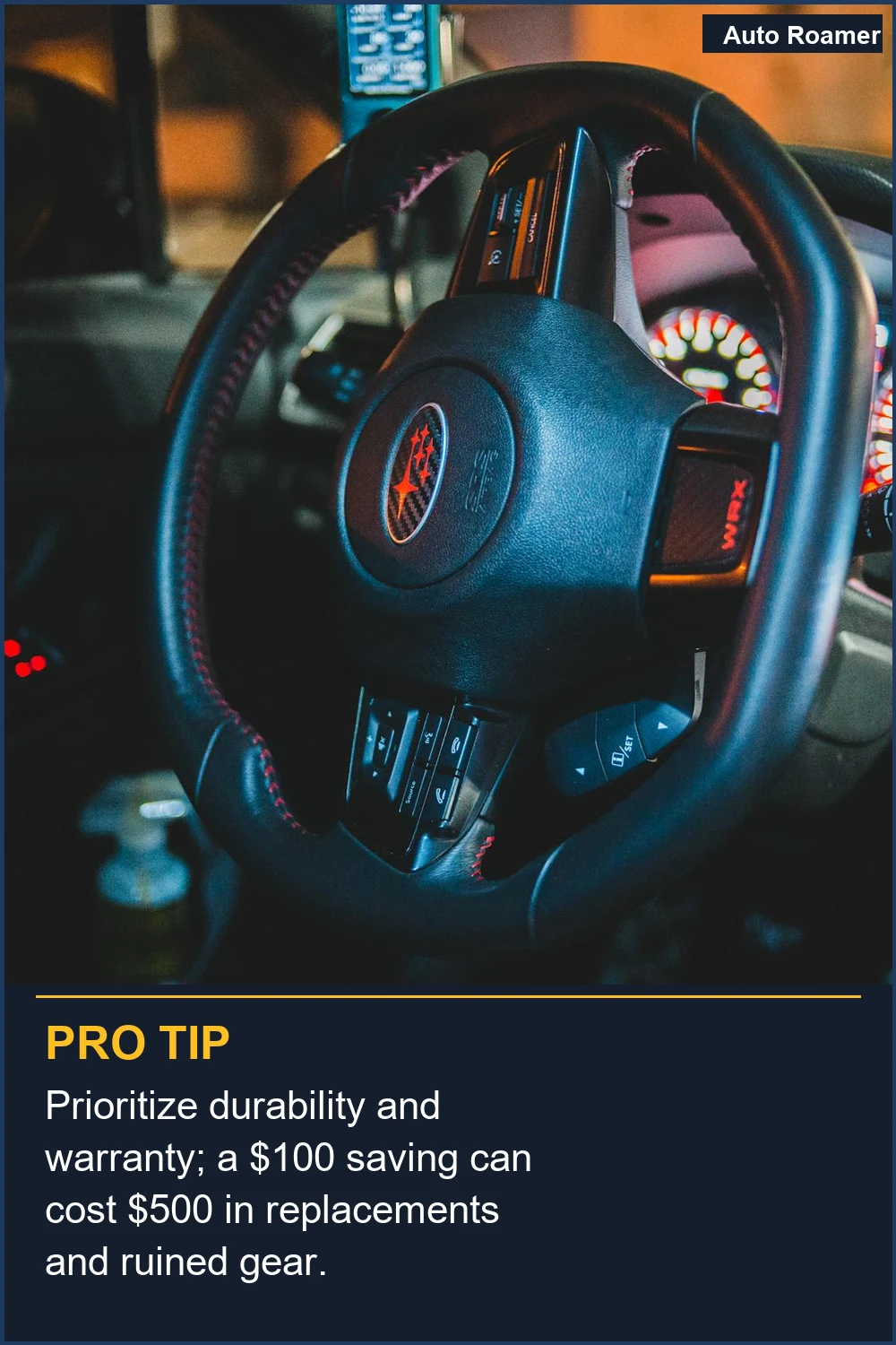 Prioritize durability and warranty; a $100 saving can cost $500 in replacements and ruined gear.